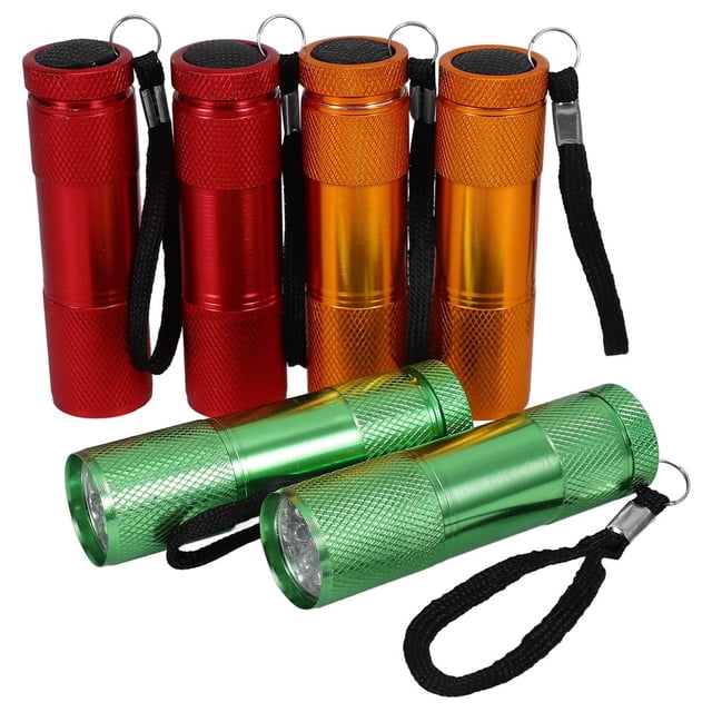 SNNROO 6 Pcs Mini Pocket Flashlight Marine Port Lights Small Doll House Travel