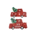 thumbnail image 1 of Décoration De Noël En Guirlandes Rouges En Forme De Camion (Assortiment) - Lot De 12, 1 of 5