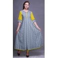 thumbnail image 2 of Bimba Anarkali Long à Imprimé pour Femmes Tunique Ethnique Indienne Décontractée, 2 of 6
