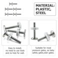 thumbnail image 2 of MIANGASTORE 5pcs Pressure Mounted Baby Gate Threaded Spindle Rod Adjustable Screw Bolt, 2 of 7