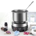 thumbnail image 4 of Small Hot Plate Mini Hot Plate, 500W Hot Plate Electric Single Burner Mini Portable Stove Cooktop Coffee Heater Cooking Water Heat Adjustable Temperature for Camping Kitchen Moka Pot 110V, 4 of 5
