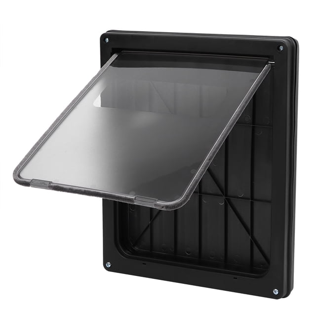 Pet Door, 4 Rotation Ways Dog Enter Out Door Convenient to Installed At Door or Wall Solid Door Flap Safe and Sturdy Acrylic Transparent Small Cat Door