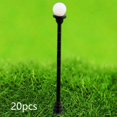 thumbnail image 3 of Milaget 20Pcs 1/100 Lanterne de Sentier Extérieur, Micro Paysage Mini Lampadaires C, 3 of 9