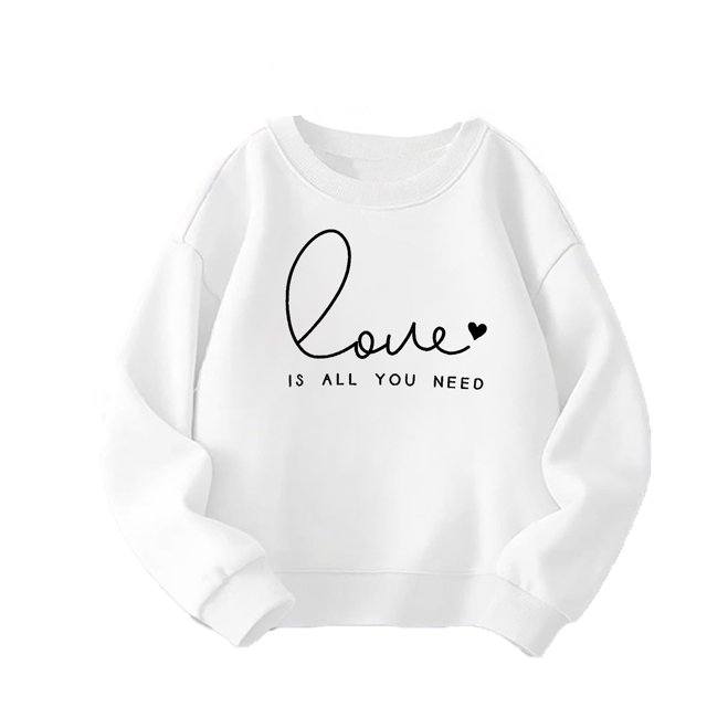 Veste Vêtements Garçons 4t Chandail en Molleton Garçons Filles Enfants Décontracté Imprimé Manches Longues Col Rond Pull à Capuche Tenues