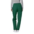 thumbnail image 2 of Adar Pantalon de Sarrau Cargo Fuselé Universel pour Femmes, Taille Élastique, Popeline Durable, Noir, 2 of 7