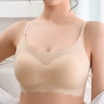 thumbnail image 4 of Timegard 2pc Wireless Bras for Women Seamless Adjustable Strap Breathable Comfy Sleep Underwear Sports Bras, 4 of 6