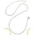 thumbnail image 1 of Sterling Silver Neck Chains Yellow on Sterling, 1 of 1