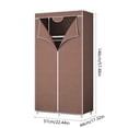 thumbnail image 3 of Uncomplicated Cloth Wardrobe Suitable For Bedroom Household Cloth Wardrobe Storage Wardrobe Storage Cabinet, 3 of 6