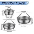 thumbnail image 3 of XIPYYKM Stainless Steel Steamer Basket for Pot, 5.51inch/14cm Vegetable Steamer Basket Insert Steaming Rack with Handle, Vegetables Fruit Strainers and Colanders for Home Kitchen Cooking, 3 of 9