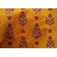 thumbnail image 4 of oneOone Cotton Silk Fabric Leaves & Paisley Block Print Fabric BTY 42 Inch Wide, 4 of 4