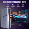 thumbnail image 2 of Faceplate For PS5 Slim Disc Edition - ABS Cover Plate Matte Skin, Includes 2 Silicone Controller Covers For Enhanced Protection, 2 of 5