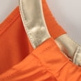 thumbnail image 3 of HKEJIAOI Liquidation des Ventes Robes Décontractées pour Femmes Robe d'Anniversaire Mode Femmes Été Décontractée Sans Manches à Col Licou Robe Unie Orange, 3 of 9