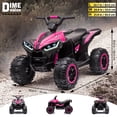 thumbnail image 3 of VOLTZ TOYS 12V ATV Off-Road Ride-On Car for Kids, Electric 4-Wheeler Motorized Quad Toy Vehicle with High/Low Speed Switch, LED Headlights & MP3 Player, Pink, 3 of 6