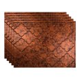 thumbnail image 1 of Fasade 18in x 24in Monaco Moonstone Copper Backsplash Panel 5 Pack, 1 of 5