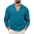 thumbnail image 1 of XZNGL Pullover Sweater Stand Collar Elastic Solid Color Half Sweater for Men Stand-Up Collar Sweater, 1 of 1