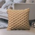 thumbnail image 3 of Bdday Fall Pillow Covers Weaving Snowflake Velvet Solid Color Pillow Office Sofa Lumbar Support Pillow Bedside Support Pillowcase Cushion Summer Pillow Covers, 3 of 7