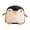 Black, variant on DOLITY Cute Animal Footstools Kids Adults Pouffe Footstool with Soft Padded Cushion for Pink