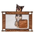 thumbnail image 1 of Porta Gate Travel Collapsible & Adjustable Folding Pet Cat Dog Gate, Brown - One Size, 1 of 1