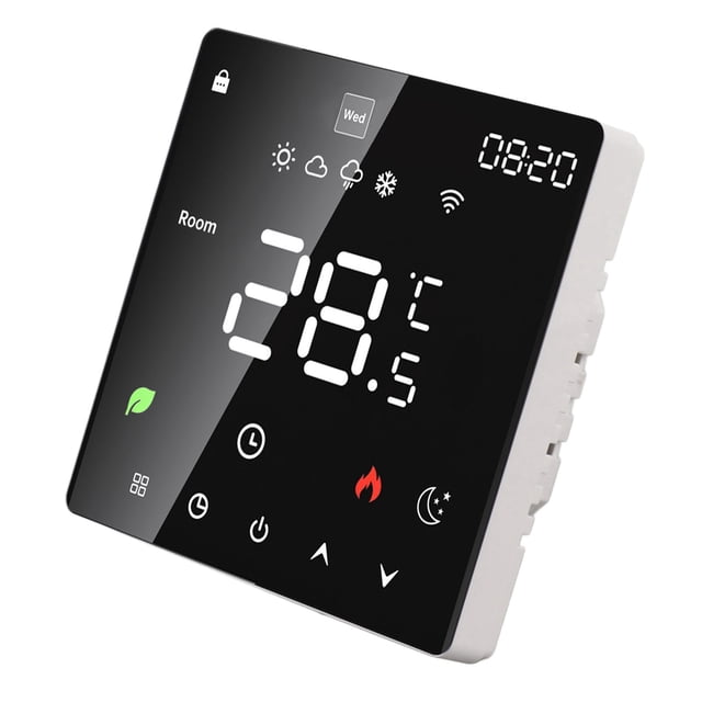 Smart Thermostat, Programmable Thermostat with LCD Color Touchscreen Digital Temperature Controller for Home Hotel Office