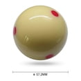 thumbnail image 4 of Ball 1 PCS White Cue Ball 57.2MM Billiard Ball Cue Ball, 4 of 6
