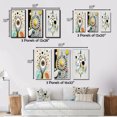 thumbnail image 4 of Designart "Occult Séance Insights IV" Modern Geometric Framed Wall Art Set Of 3 - White Abstract Frame Canvas Set For Living Room Decor, 4 of 6