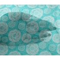 thumbnail image 4 of oneOone Viscose Chiffon Fabric Circle Block Print Fabric BTY 42 Inch Wide, 4 of 4