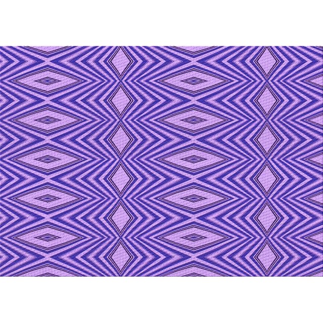 Ahgly Tapis Rectangulaire Lavable en Machine Intérieur Transitionnel Violet Violet, 3 Pieds x 5 Pieds