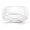 thumbnail image 1 of Ceramic White 8mm Polished Band Size 5.5, 1 of 6