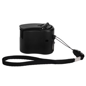 USB Hand Crank Phone Charger, Portable Emergency Manual Charger Generator with Red LED Light for Outdoor Camping Hiking
