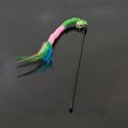 thumbnail image 3 of Cat Teaser Wand Creative Funny Fake Feather Cat Teaser Toy Pet Interactive Toy, 3 of 10