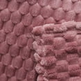thumbnail image 3 of BHG Textured Velvet Plush Throw Violet Gem, 3 of 4