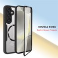 thumbnail image 2 of Dteck for Samsung Galaxy A16 5G Case, for Galaxy A16 5G Magnetic Case Compatible with MagSafe, Dual-Layer Shockproof Phone Cover with Built-in Screen Protector,Black, 2 of 9