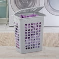 thumbnail image 4 of Sterilite 61L Rectangular LiftTop Laundry Hamper- Grey, 4 of 9