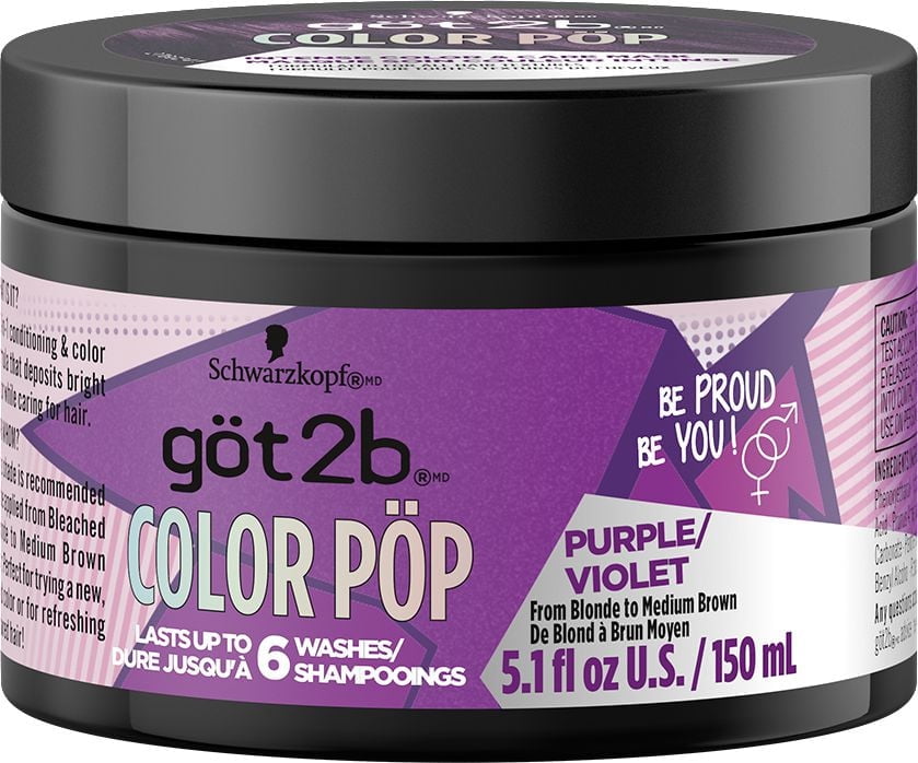Göt2b Color Pöp Masque Couleur & Soin Intense Violet