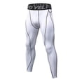 thumbnail image 1 of Pantalon de Compression pour Hommes Quatre Saisons Simple Exercice Ajusté Entraînement Physique Course Extensible Basketball Base Entraînement Pantalon D\'entraînement Physique Pantalon, 1 of 5