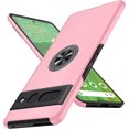 thumbnail image 1 of KOMI for Google Pixel 7 Pro Case, Slim Fit Case for Pixel 7 Pro with Ring Holder Kickstand,[Military Grade Drop Tested] Dual Layer Shockproof Protective Phone Case for Pixel 7 Pro 6.7", Pink, 1 of 5