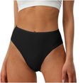 thumbnail image 2 of Liquidation à 50 % de Rabais Culottes pour Femmes en Coton Demi-Enveloppées Taille Haute Couleur Unie Aguichant Culottes pour Femmes, 2 of 5