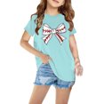 thumbnail image 1 of RXIRUCGD Tout-Petits Enfants Garçons Filles T-shirt à Imprimé d'Halloween Mode Mignon Col Rond Imprimé Manches Courtes Haut ( Bleu, Taille : 4 Ans ), 1 of 4