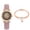H, variant on RKSTN Watches for Women Watches Set S Tarry Sky Ladies Bracelet Watch Casual Leather Sports Q Uart Watches