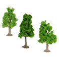 thumbnail image 1 of Bunblic 3 Pieces Mini Landscape Tree Model Trees DIY Crafts Railway Train Railroad Layout Diorama Tree Building Model Miniature Trees shaped tree, 1 of 8