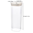 thumbnail image 2 of Birdeem Airtight Food Storage Containers with Lids-Cereal Containers Storage-1Pc Bpa Free Clear Plastic Cereal Containers,Kitchen Pantry Storage Container for Spaghetti Pasta Sugar Flour Oat Cereal, 2 of 6