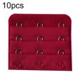 thumbnail image 1 of MesaSe Ensemble de 10 Pcs Rallonge de Soutien-Gorge pour Femmes à 3 Rangées et 3 Crochets, Agrafes, Bretelles, Bande d'Extension, 1 of 11