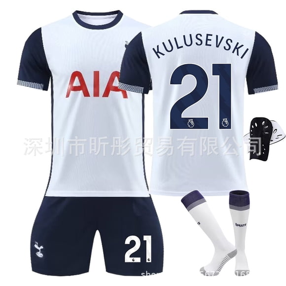 Tottenham Hotspur Home Football Jersey 9 Richarlison 17 Romero Jersey Children's Set