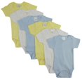 thumbnail image 1 of CS-002NB-002NB Pastel Garçon Manches Courtes&44; Assorti - Nouveau-Né, 1 of 1