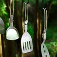 thumbnail image 4 of Portable Folding Spatula Stainless Steel Cookware Utensil For Outdoor Camping Picnic Barbecue, 4 of 8