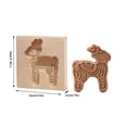 thumbnail image 2 of Moulds for DIY Baking Craft Embossing Wooden Cookie Set Decorative Tools for Christmas Thanksgiving Kitchen, 2 of 3