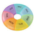 thumbnail image 1 of LSLJS Weekly (7-Day) Pills Case, 7-Sided Portable Box Planner Small Case, Vitamin Organizer Box, Medication, Holder Boxes Organizer Pillsbox Dispenser Organizer, 1 of 2