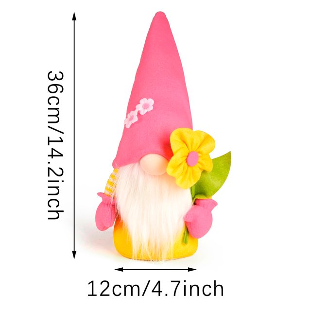 Mothers Day Floral Face Less Doll Decoration Bedroom Living Room Desktop Decoration Standing Posture