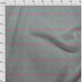 thumbnail image 4 of oneOone Silk Tabby Red Fabric Block Craft Projects Decor Fabric Printed By The Yard 42 Inch Wide-FG, 4 of 5