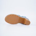 thumbnail image 4 of WRKEKC Womens Sandals Wide Width High Heel Sandals Solid Color with Stitching Details Casual Spring Summer Comfortable, 4 of 9